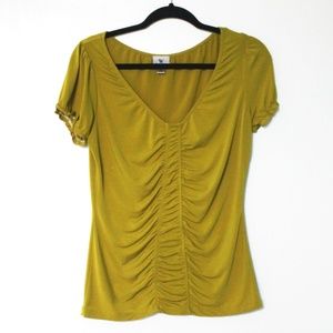 Worthington Dark Golden Stretch Top Sz S